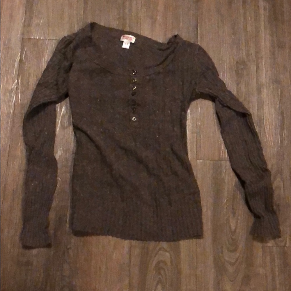 Small Brown Sweater with Buttons